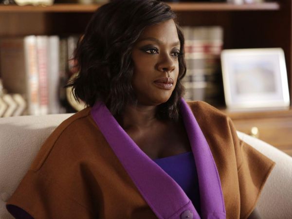 Annalise Keating's Colorblock Coat on How To Get Away With Murder