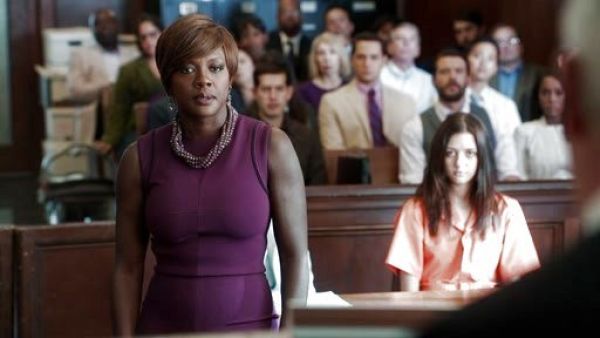 Annalise Keating's Fitted Dress on How to Get Away With Murder