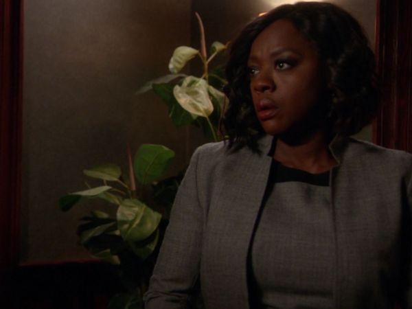 Annalise Keating's Jersey Trim Wool Sheath Dress on How to Get Away With Murder