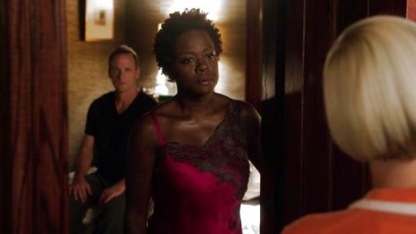 Annalise Keating's Lolita Gown With Uneven Lace Style on How to Get Away With Murder