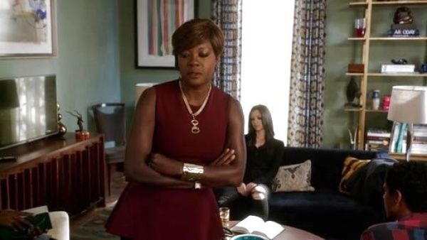Annalise Keating's Peplum Blouse on How to Get Away With Murder