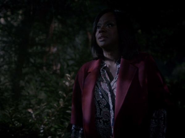 Annalise Keating's Red Short Sleeve Coat on How To Get Away With Murder