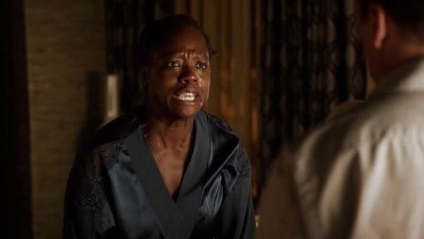 Annalise Keating's Ricamato Lace-Tulle Satin Robe & Gown on How to Get Away With Murder