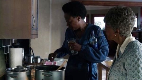Annalise Keating's Ricamato Lace-Tulle Satin Robe on How to Get Away With Murder
