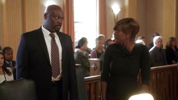 Annalise Keating's Scuba Knot Detail Dress on How to Get Away With Murder