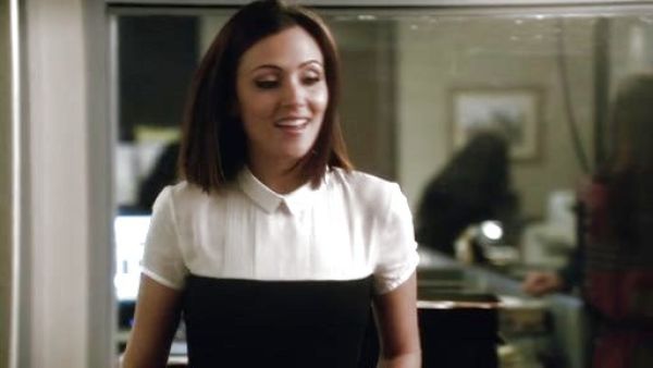 April Carver's Color Block Dress on Chasing Life