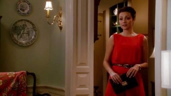 April Carver's Lace Back Romper on Chasing Life