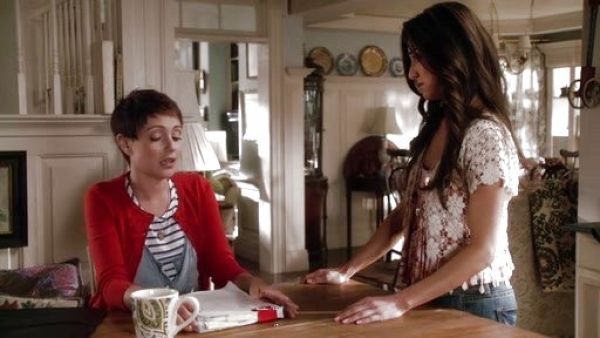 April Carver's Racer Back Jumpsuit on Chasing Life