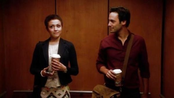 April Carver's Sequin Embellished Mini Skirt on Chasing Life