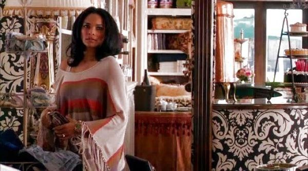 April Malloy's fringe poncho on Mistresses