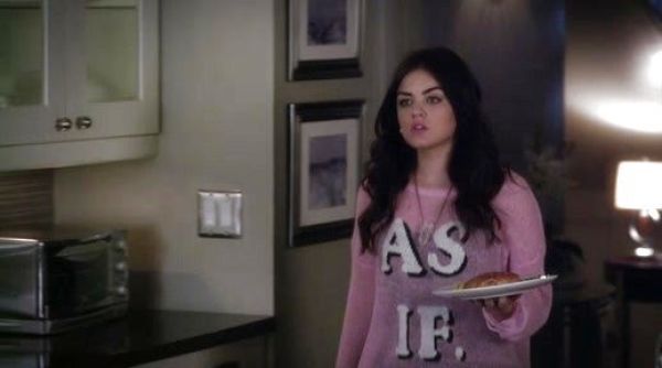 Aria Montgomery's As If Wool Blend Sweater on Pretty Little Liars