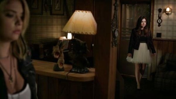 Aria Montgomery's Athena Color Block Jacket on Pretty Little Liars