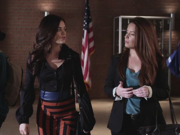Aria Montgomery's Chrysta Shirt on Pretty Little Liars