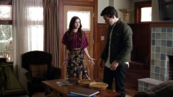 Aria Montgomery's Floral Maxi Skirt on Pretty Little Liars