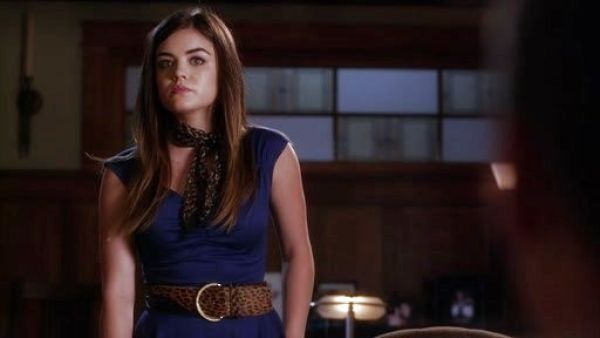 Aria Montgomery's Heidi Dress in Royal Blue on Pretty Little Liars