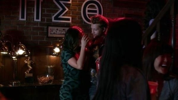 Aria Montgomery's Leopard Cut Out Body-Con Dress on Pretty Little Liars