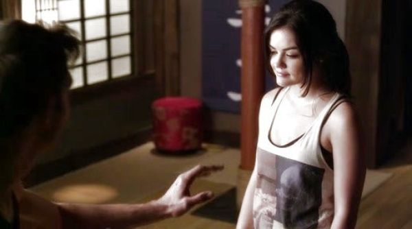 Aria Montgomery's Limits Edge Tank on Pretty Little Liars
