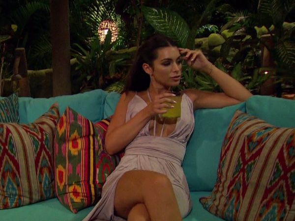 Ashely Iaconetti's Strappy Maxi Dress on Bachelor in Paradise