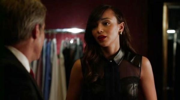 Ashley Davenport's Gold Pyramid Studs for women on Revenge