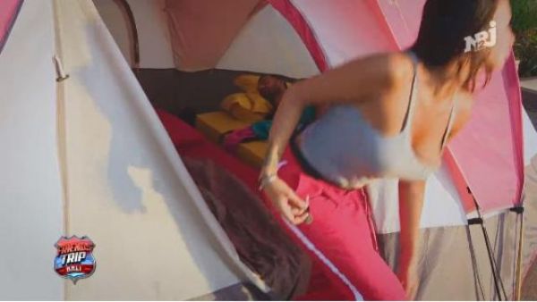 Astrid's Red Stripe Jogger Pants