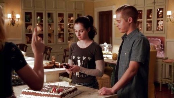 Bay Kennish's Donald Robertson™ for J.Crew heart-headed women tee on Switched At Birth