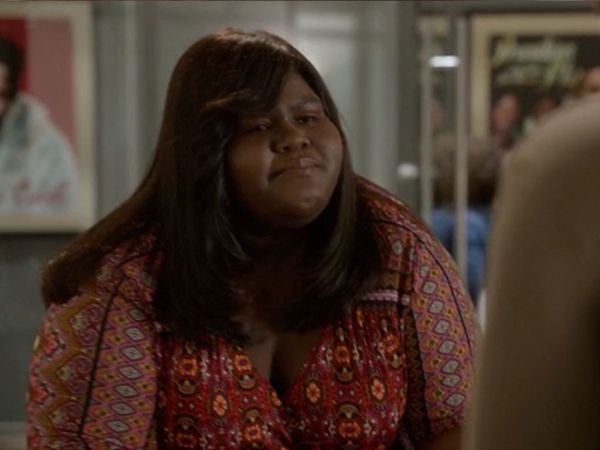 Becky's Beguiling Border Print Dress on Empire