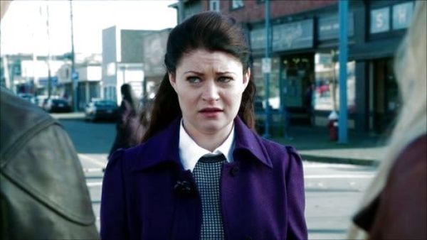 Belle 's Solid Tweed Coat on Once Upon A Time 