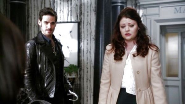 Belle 's Wool-blend coat on Once Upon A Time 
