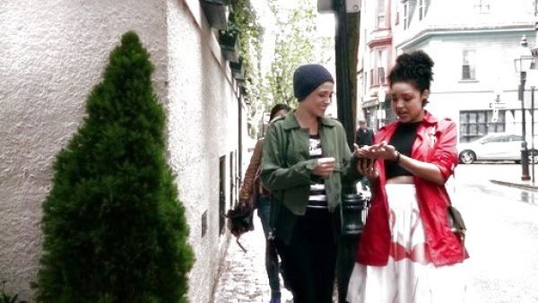Beth Kingston's Hale Flamingo Puff Skirt on Chasing Life