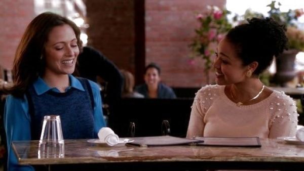 Beth Kingston's Maple Mid Heel Leopard Court Shoes on Chasing Life