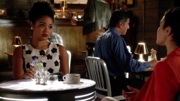 Beth Kingston's Print Woven Crop Tank on Chasing Life