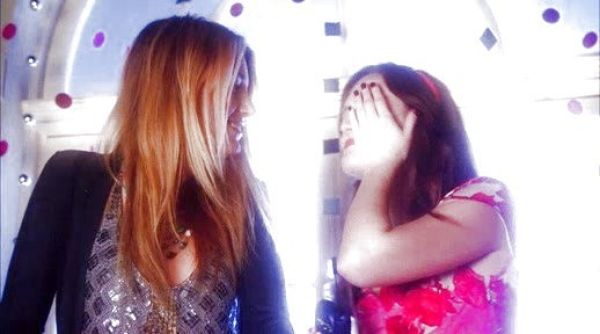 Blair Waldorf's Cissi Floral Etchings Print Dress on Gossip Girl