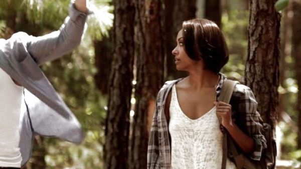 Bonnie Bennett's AEO Lace Swing Tank on The Vampire Diaries