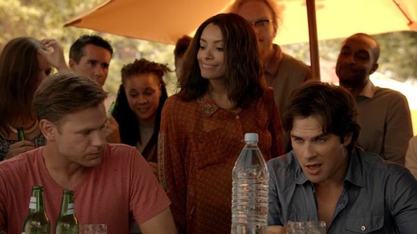 Bonnie Bennett's Border Print Georgette Easy Rider on The Vampire Diaries