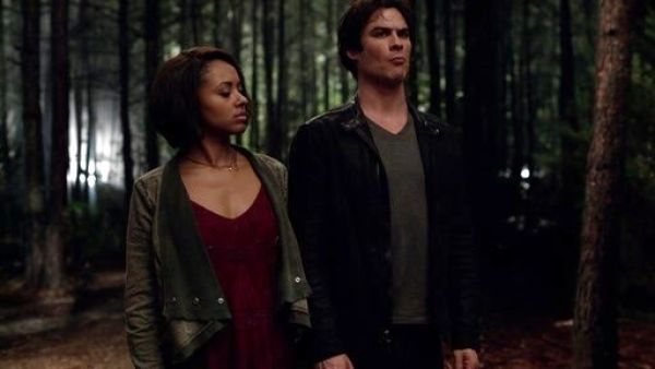 Bonnie Bennett's Diamante Embellished Lace Top on The Vampire Diaries