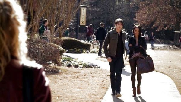 Bonnie Bennett's Military Ruffle Twill Jacket on The Vampire Diaries