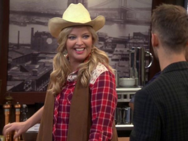 Bonnie Wheeler's Long-Sleeve Plaid Lace Shirt on Baby Daddy