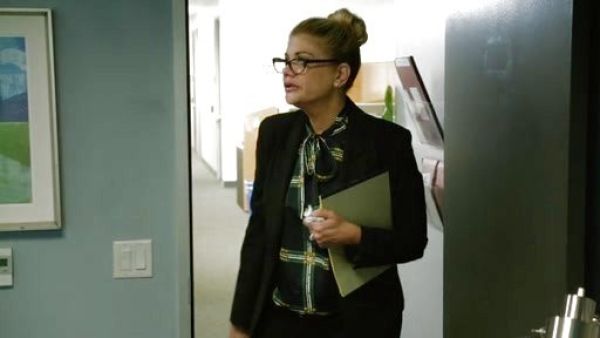 Brenda's Printed Tie Neck Cami on Modern Family