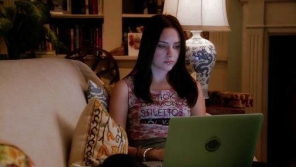 Brenna Carver's 'Lipstick & Diamonds' Crop Tank on Chasing Life