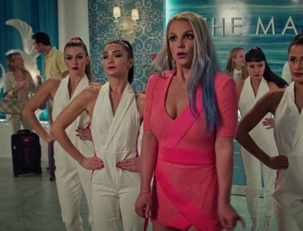 Britney Spears's Lace Wrap Dress on Jane the Virgin