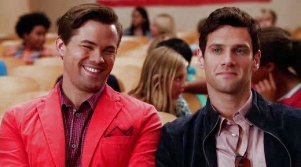 Bryan Collins's Cotton red blazer on The New Normal