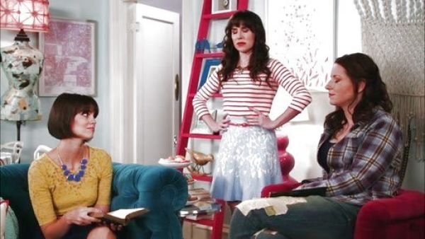 Bryn's Intarsia Fit and Flare Skirt on Selfie