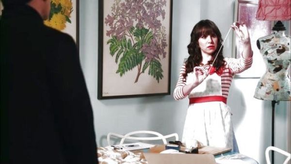 Bryn's Polka Pleats Apron on Selfie