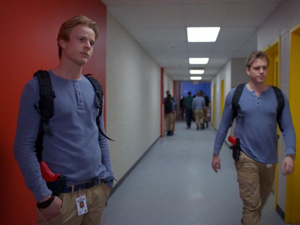 Caleb Haas' Long Sleeve Waffle Henley Shirt on Quantico