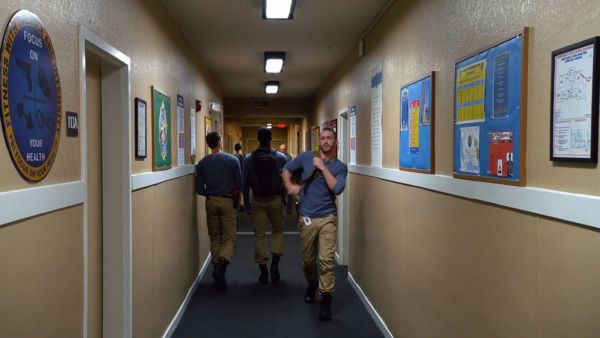 Caleb Haas' Long Sleeve Waffle Henley Shirts on Quantico