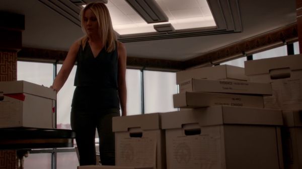 Camille O'connell's Alizay Silk Blouse on The Originals