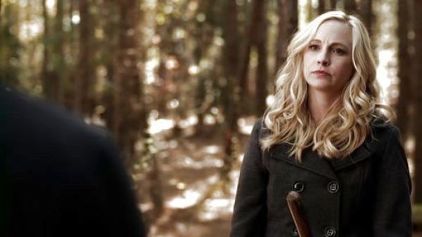 Caroline Forbes's Hooded Peacoat on The Vampire Diaries