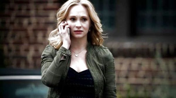 Caroline Forbes's Swing Peplum Top on The Vampire Diaries