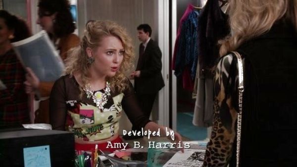 Carrie Bradshaw's Dotted Comic Cropped Top on The Carrie Diaries