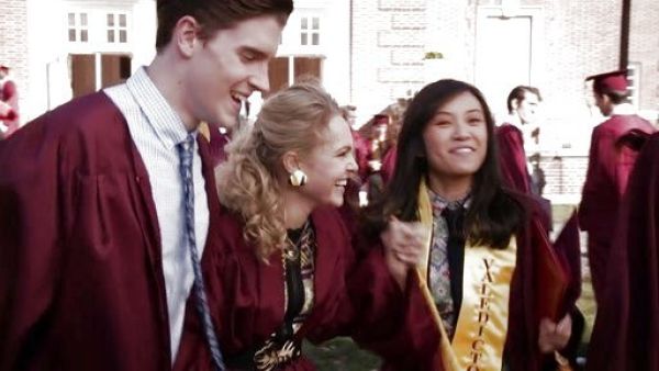 Carrie Bradshaw's Fair Isle Power Knit Dress on The Carrie Diaries